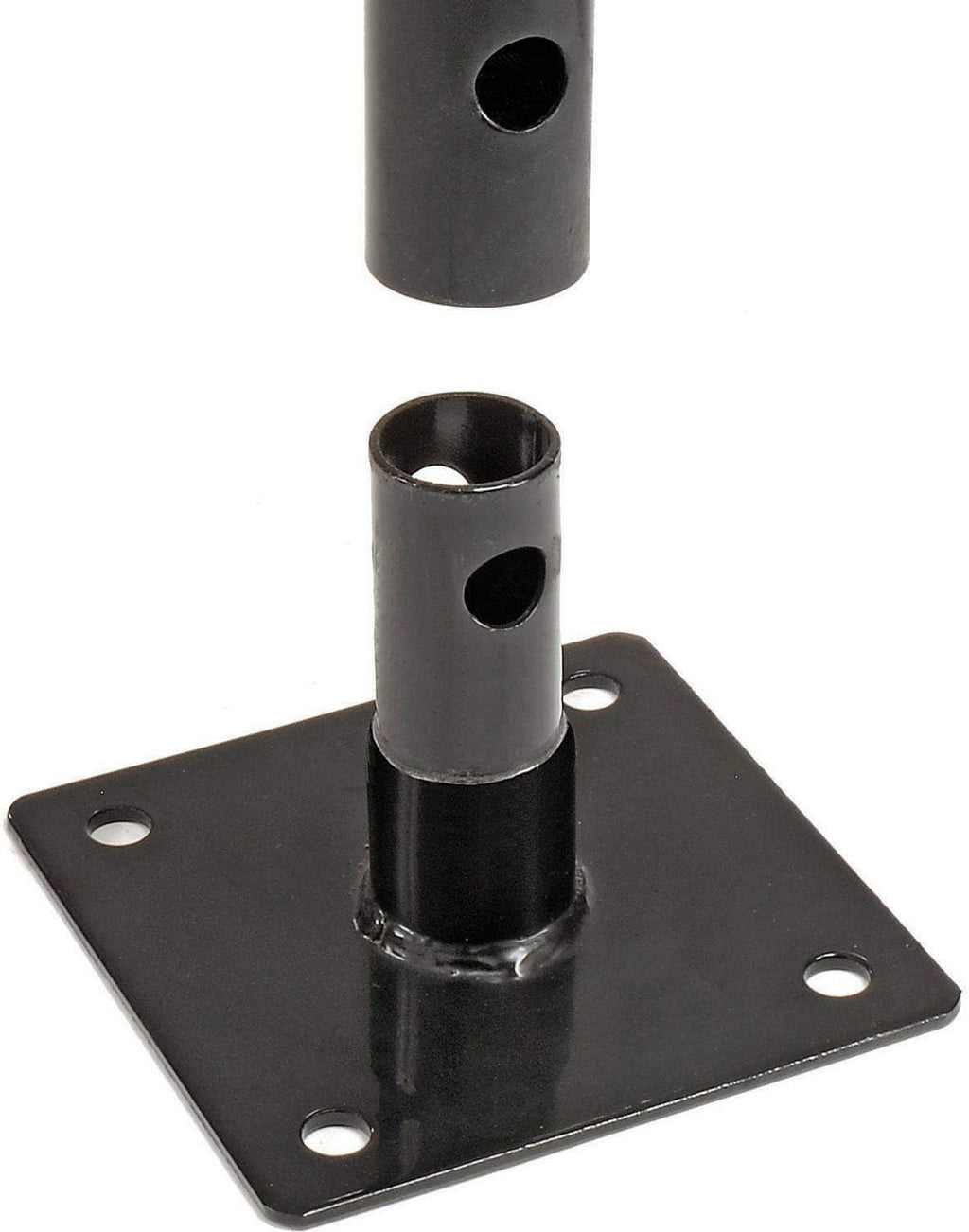 68L Black Flange Mount Bike Rack, 7-Bike Capacity D593696