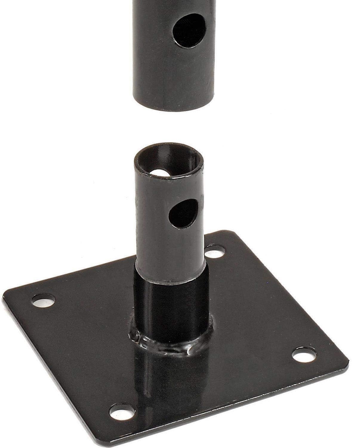 68L Black Flange Mount Bike Rack, 7-Bike Capacity D593696
