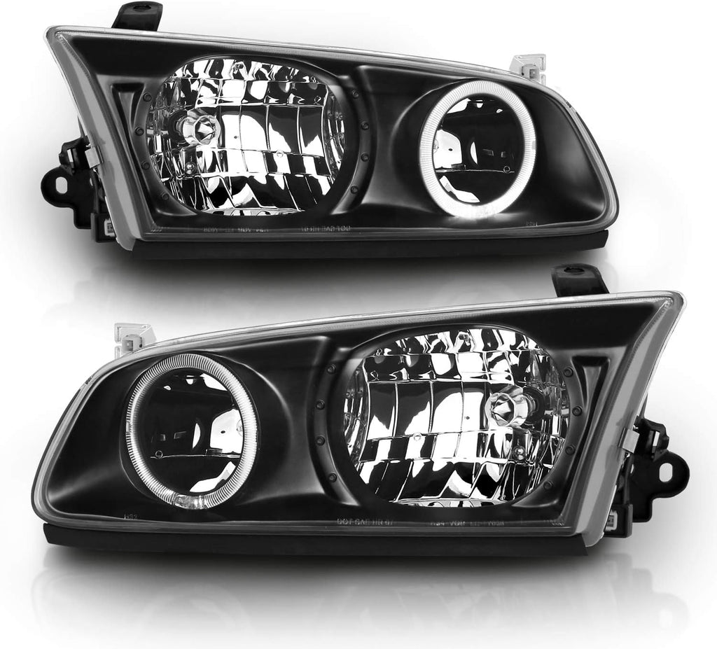 Chrome LED Halo Replacement Headlights for Toyota Camry G44782