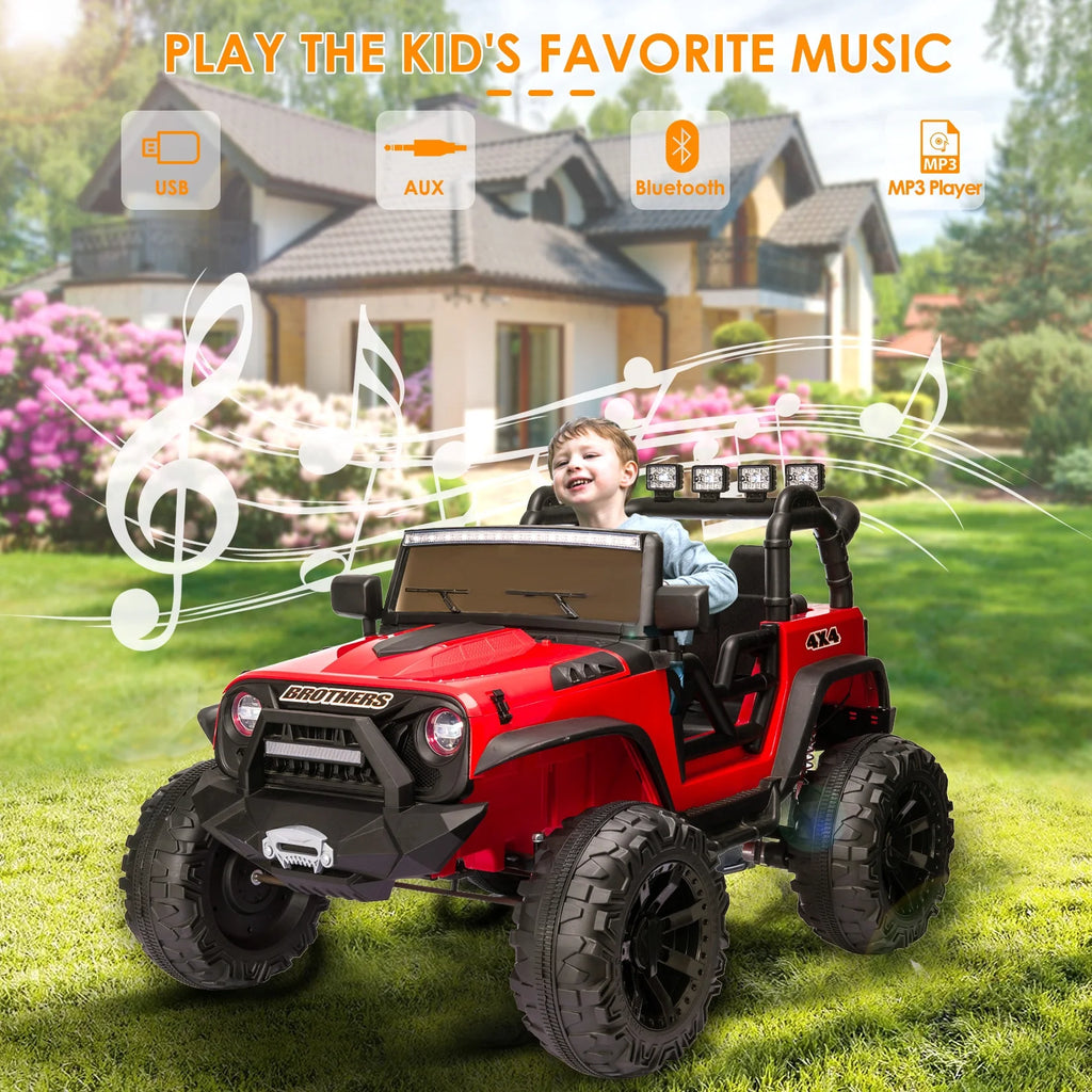 24V Kids Ride on Truck 2 Seater Powered Ride on Toy Car G219090