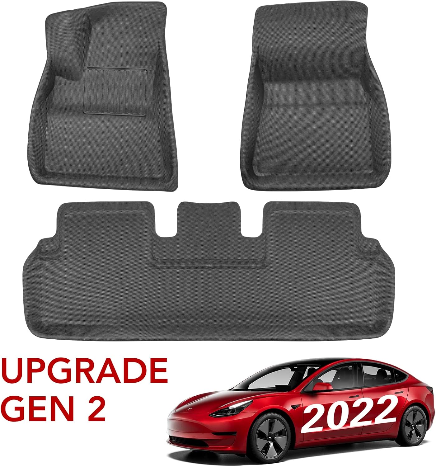 3D All-Weather Waterproof Floor Liners Set W486472