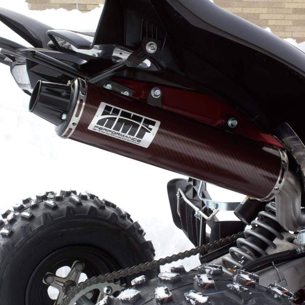 Black Full System Exhaust for Yamaha Raptor 700 Z128