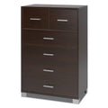 Natural Oak 6 Drawer Vertical File G1021
