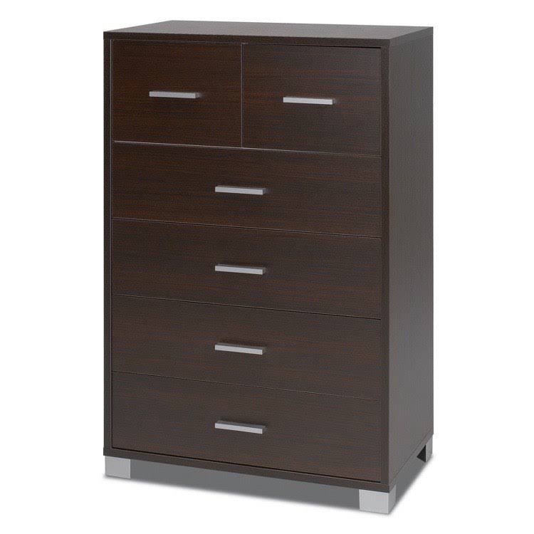 Natural Oak 6 Drawer Vertical File G1021