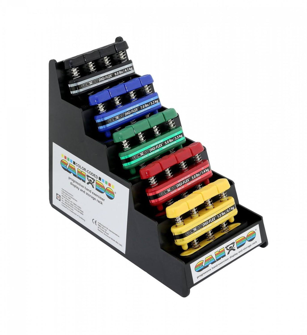 Set of 5 Hand Exerciser with Plastic Rack E2891