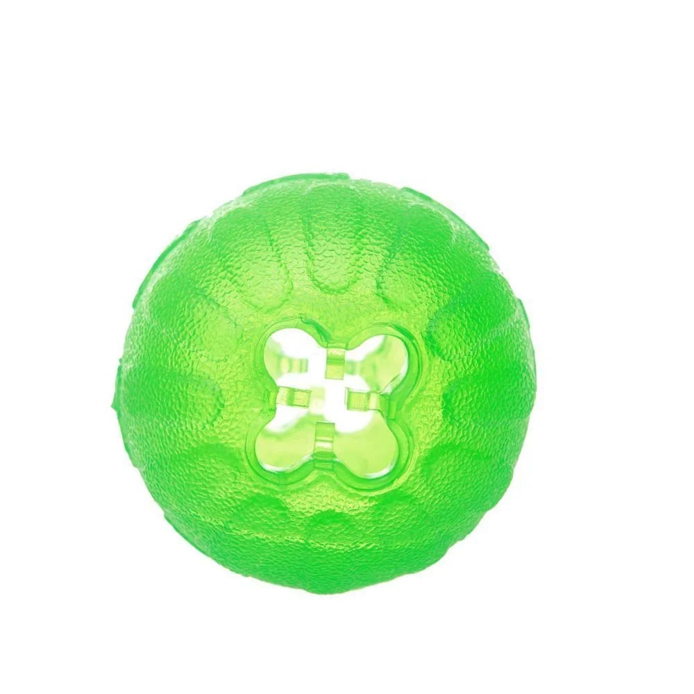 Large 4" Treat Dispensing Rubber Dog Toy U2236