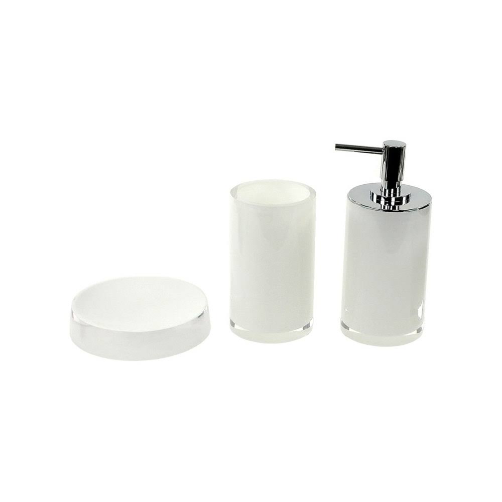 White Bathroom Accessory Set F34614