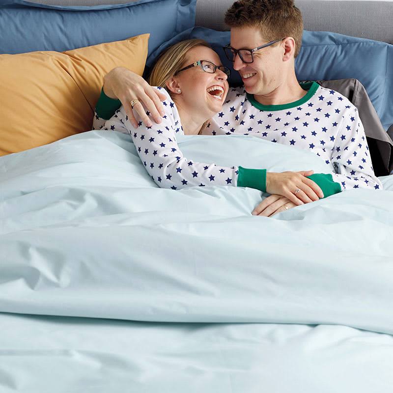 Navy King Fitted Sheet B558