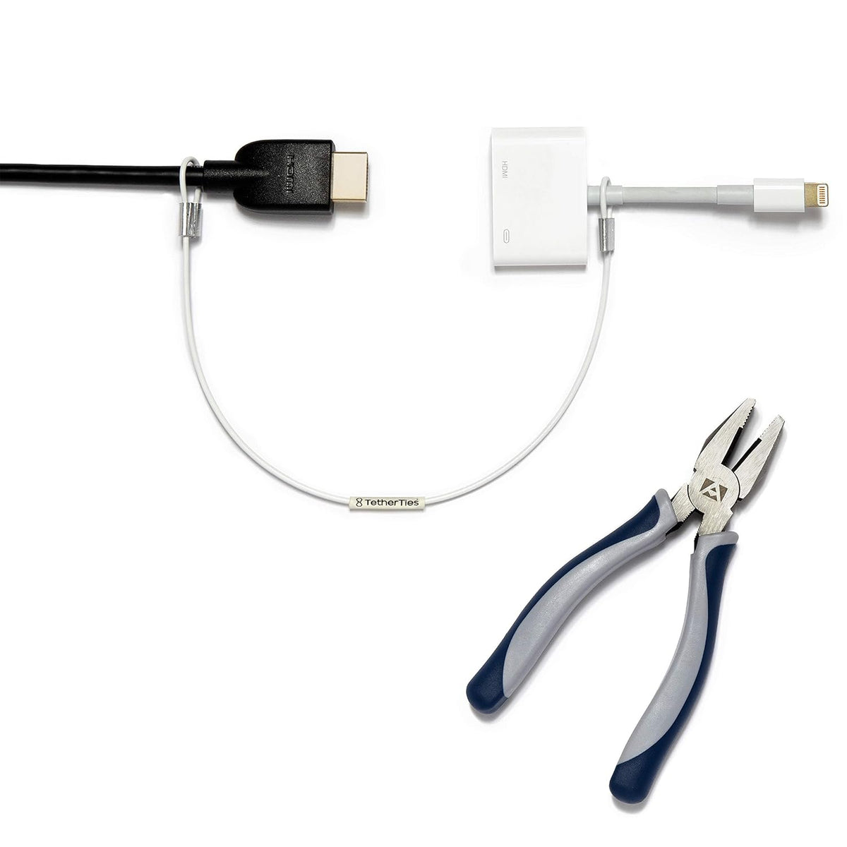 White 60 Pack Cable Tethers Z55126