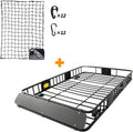 Roof Rack Cargo Basket Set with Cargo Net and Bungee Net R831728