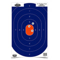 Blue and Orange Silhouette Targets, Set of 50 J7654