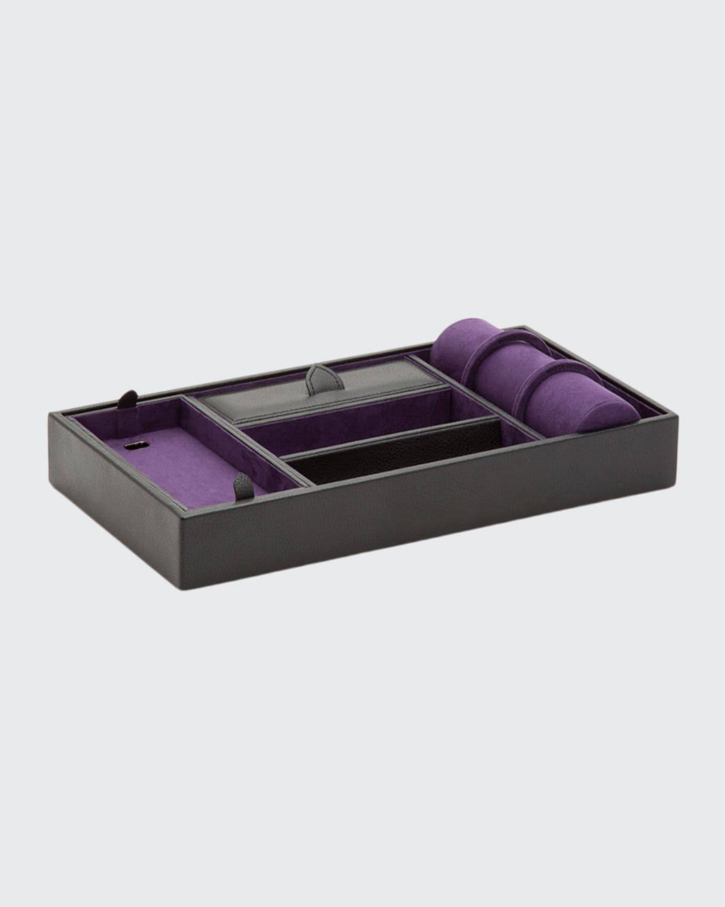 Black Valet Tray with Cuff S1695
