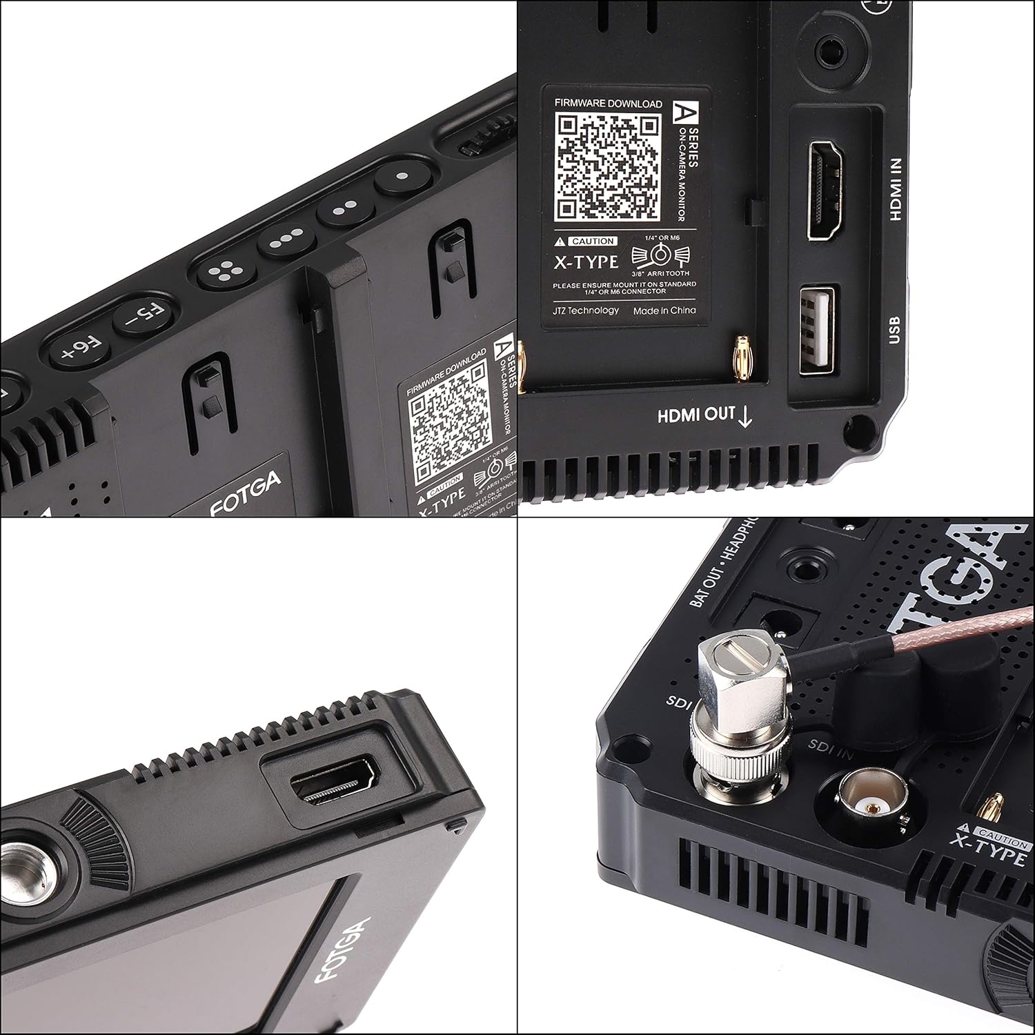 5inch Touchscreen Camera Field Monitor with HDMI 4K + 3G SDI in/Out, Cables, Battery, Charger, Carry Case H339814