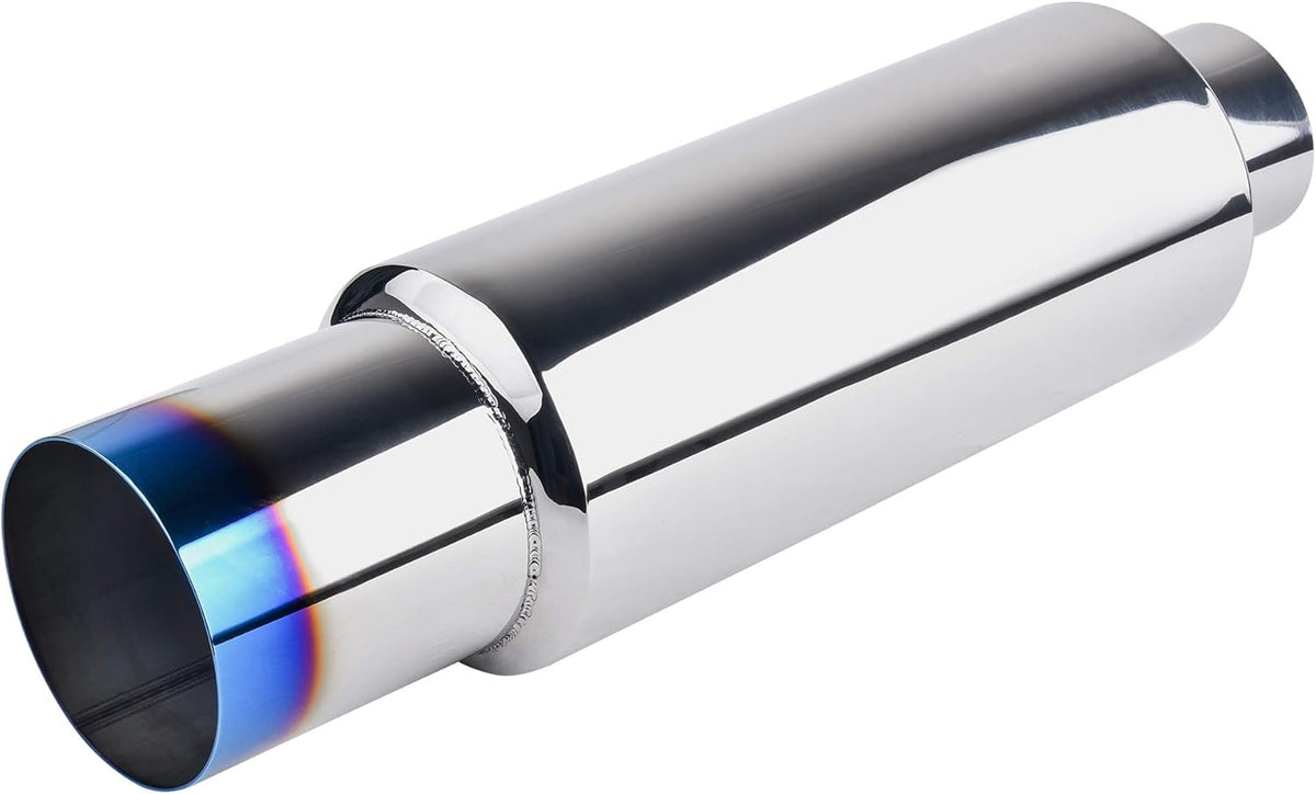 Stainless Steel Exhaust Tip, 18.5" Length, 3'' Inlet 4'' Outlet, Pack of 2 O7109