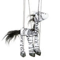 16 In. Baby Zebra Marionette Puppet H652308