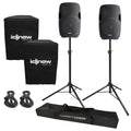 Active Portable DJ PA Speaker System with Stands S575423