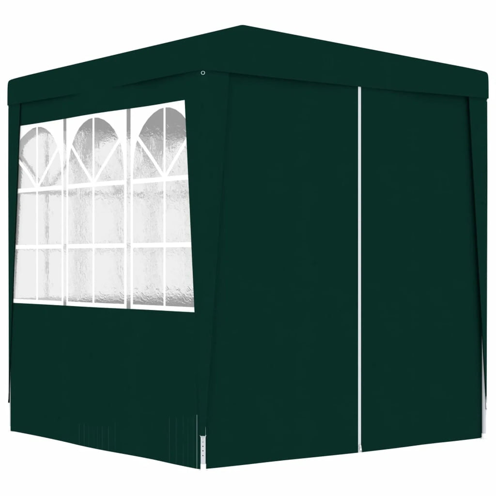 Green Party Tent with Side Walls 6.6'x6.6' V4525
