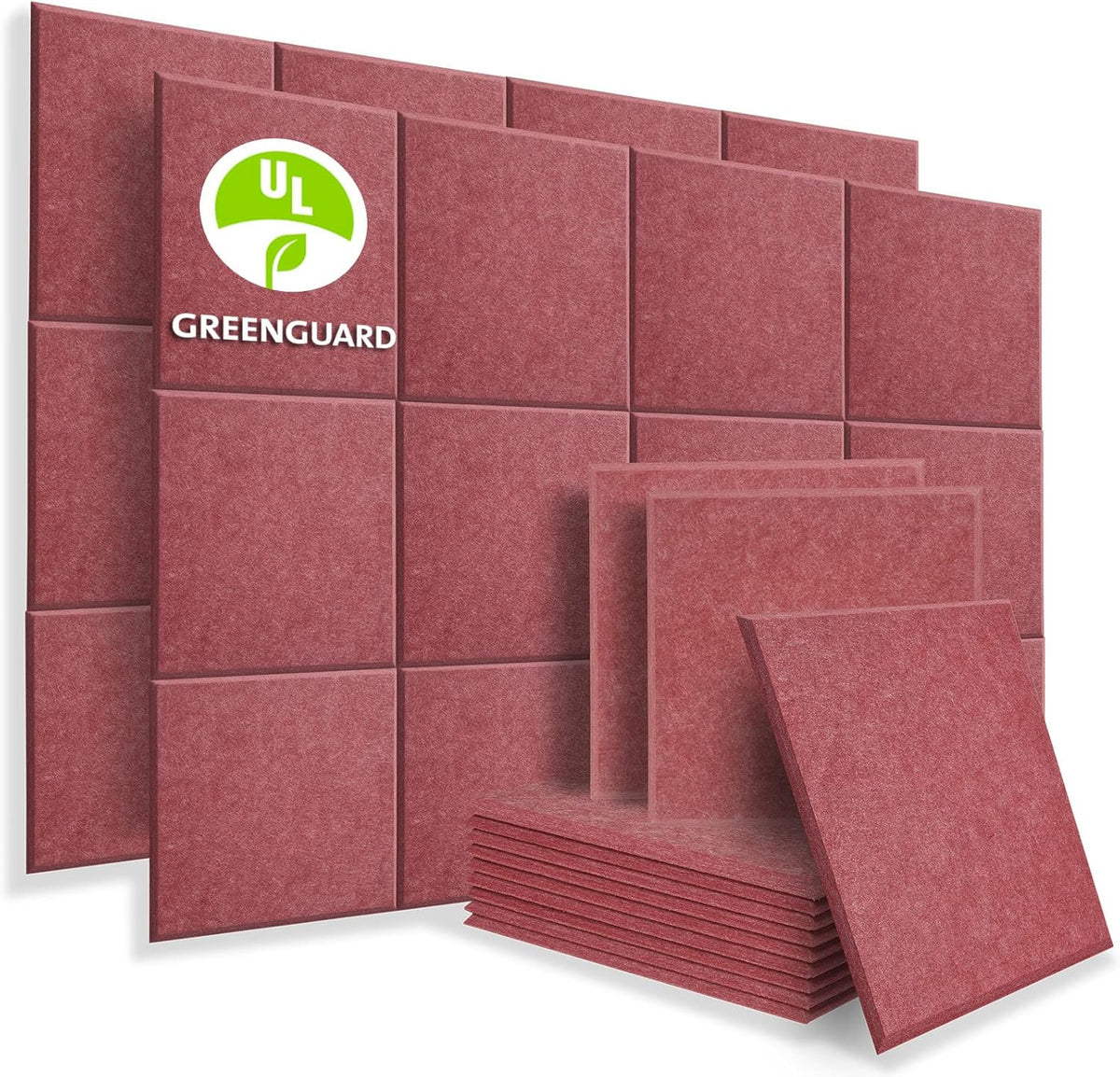 Art Acoustic Panels 12"x12" 6 Pack Sound Absorbing Wall Panel J35037