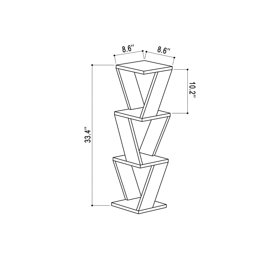White Corner Wall Shelf E814590