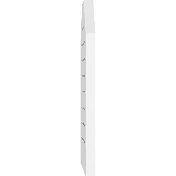 Octagonal Top Surface Mount PVC Gable Vent K2393