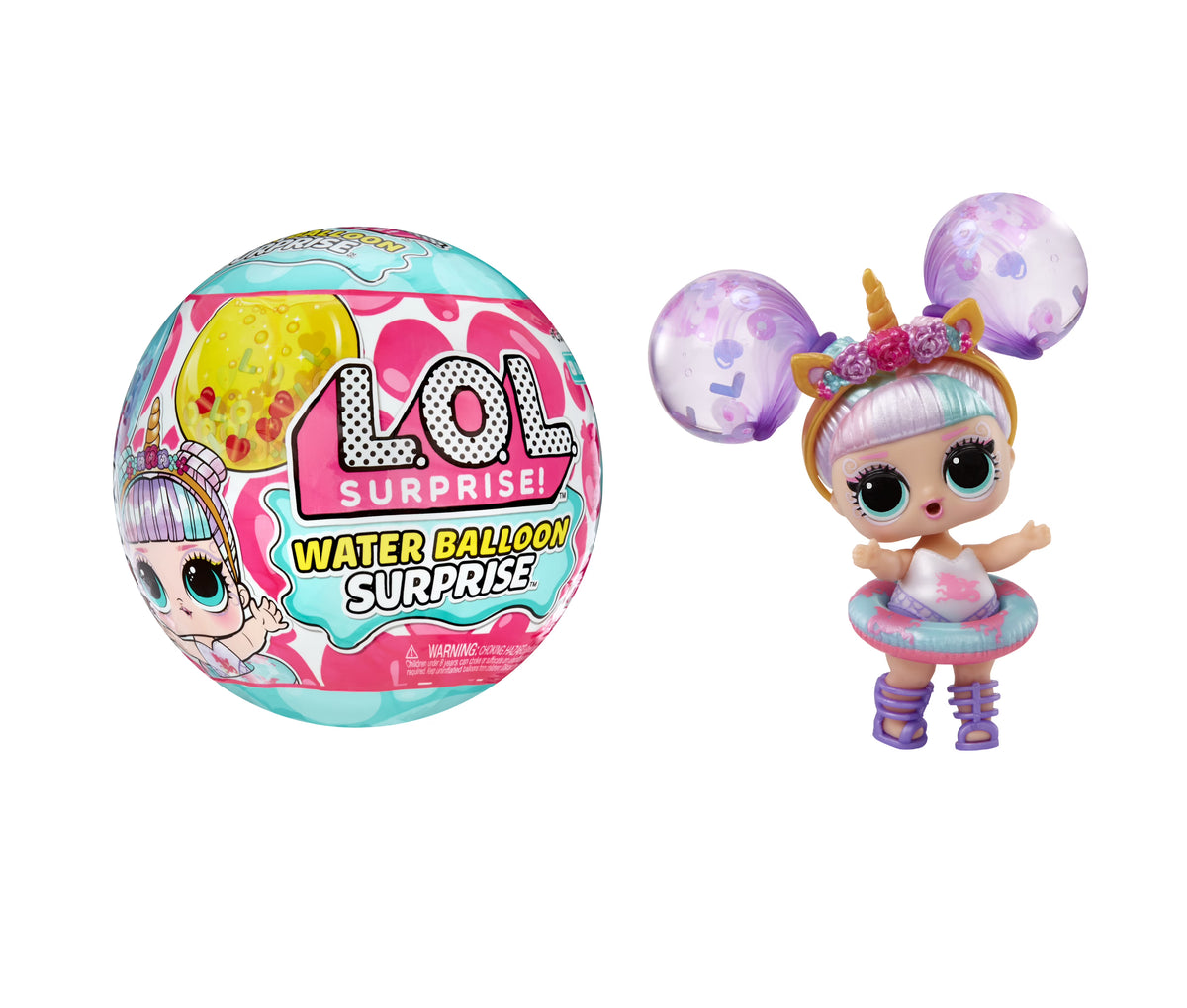 Water Balloon Surprise Dolls, Glitter, Reusable, Limited Edition R771719