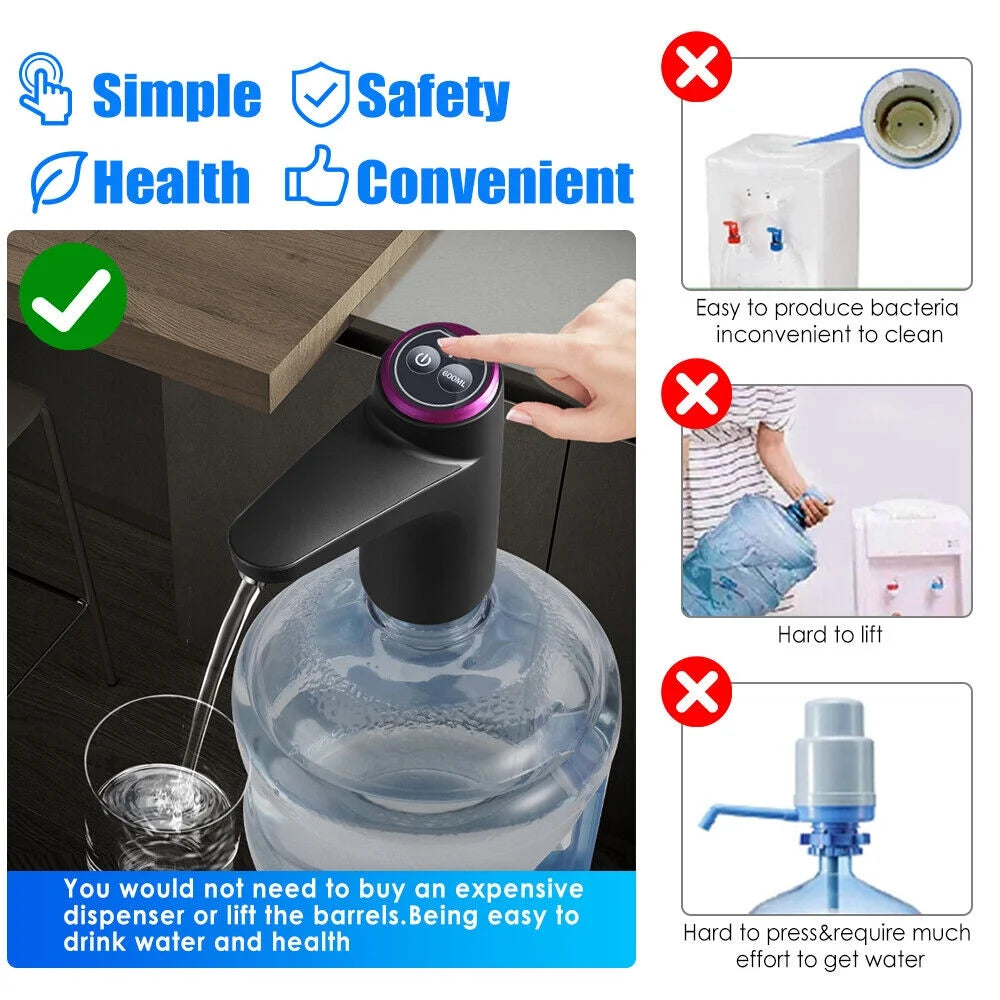 Electric Automatic Water Bottle Dispenser Pump 5 Gallon L40796