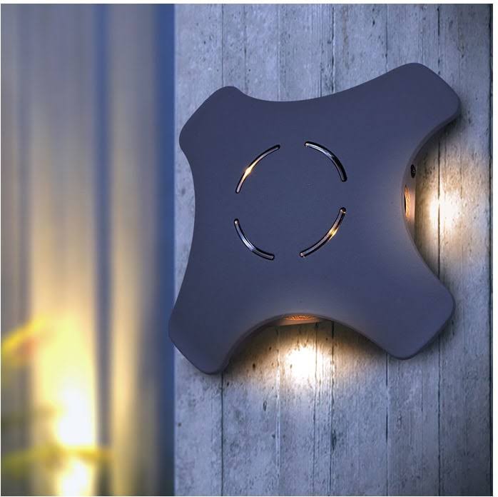 Satin Aluminum 7 Light LED Pathway Z1073