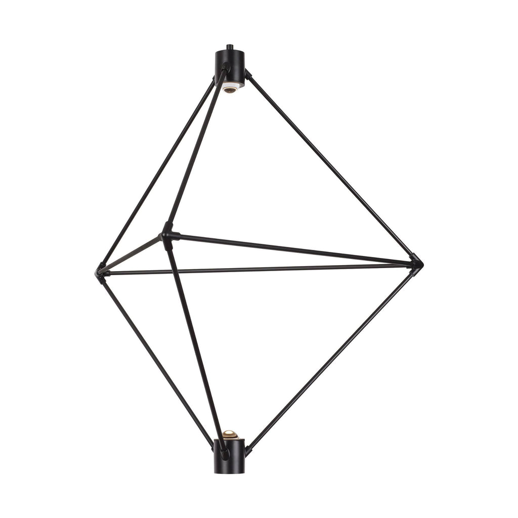 Matte Black LED Chandelier T72116