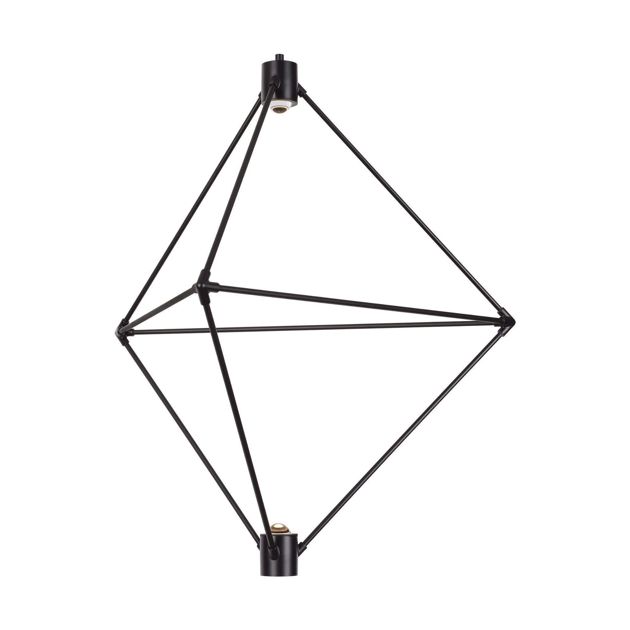 Matte Black LED Chandelier T72116