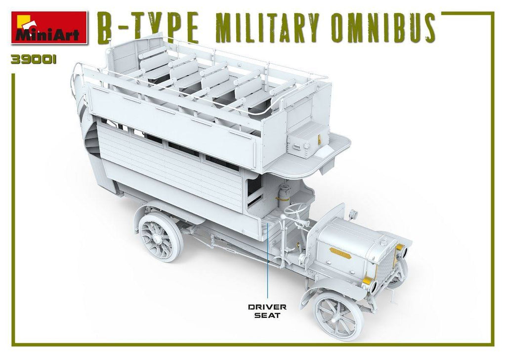 1/35 Scale B-Type Military Omnibus Model Kit P373256