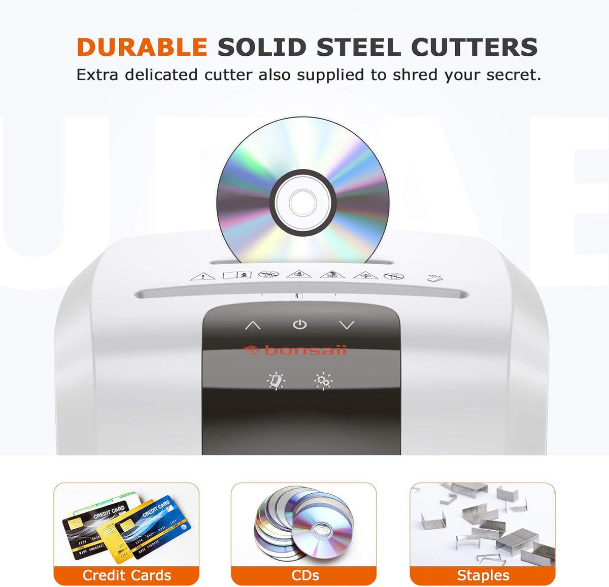 120-Minute Micro-Cut Paper Shredder, 8-Sheet Capacity Y915026