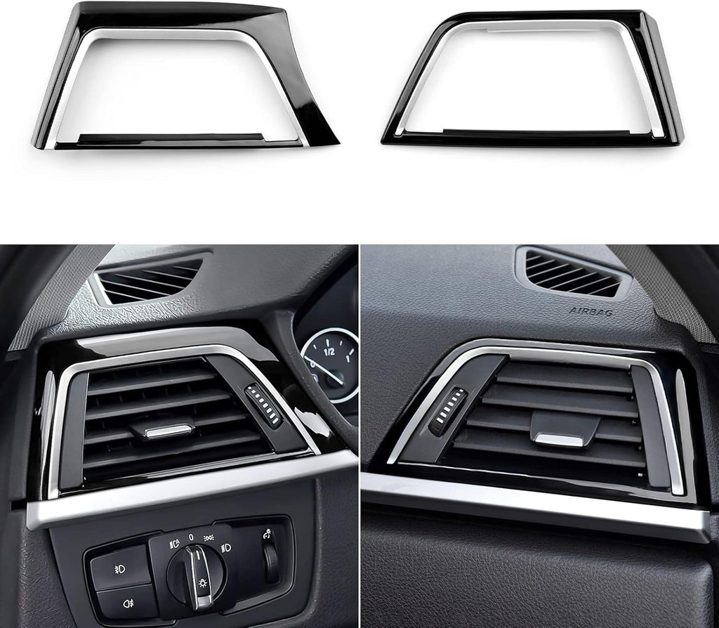 2PCS Car Door Handles Cover Sticker Decal ABS Trim (Blue) R2920