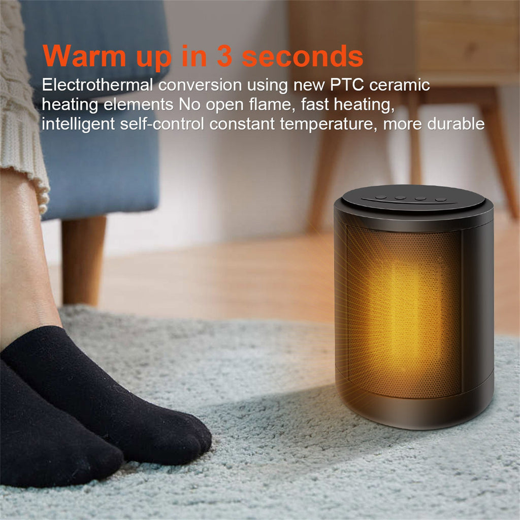 Black Portable Electric Space Heater Y2194