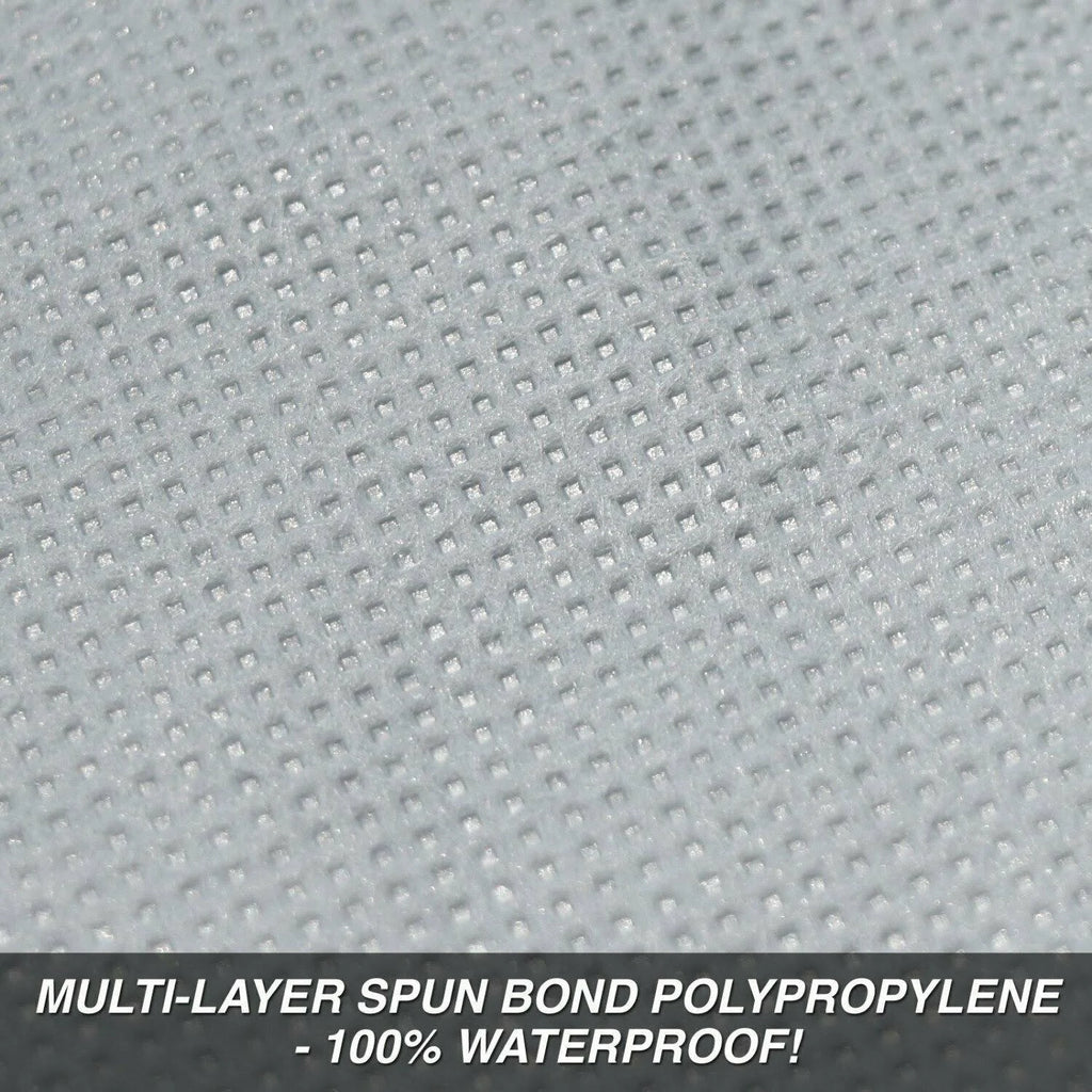 Gray Waterproof Polypropylene Car Cover D3226
