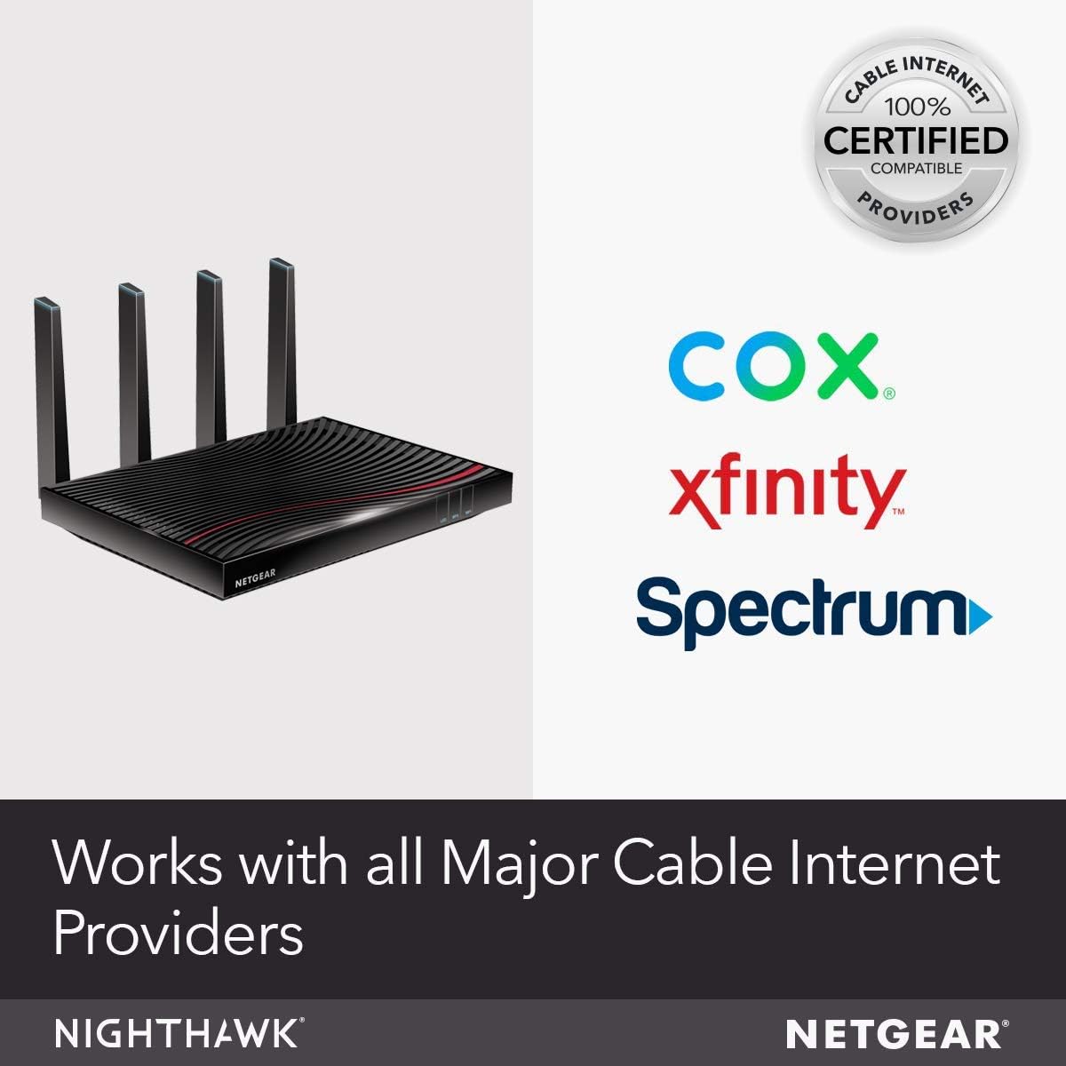 AC3200 WiFi Speed Cable Modem WiFi Router Combo DOCSIS 3.1 X50866
