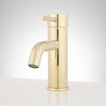 Polished Brass Single Hole Bathroom Faucet with Pop-Up T944539