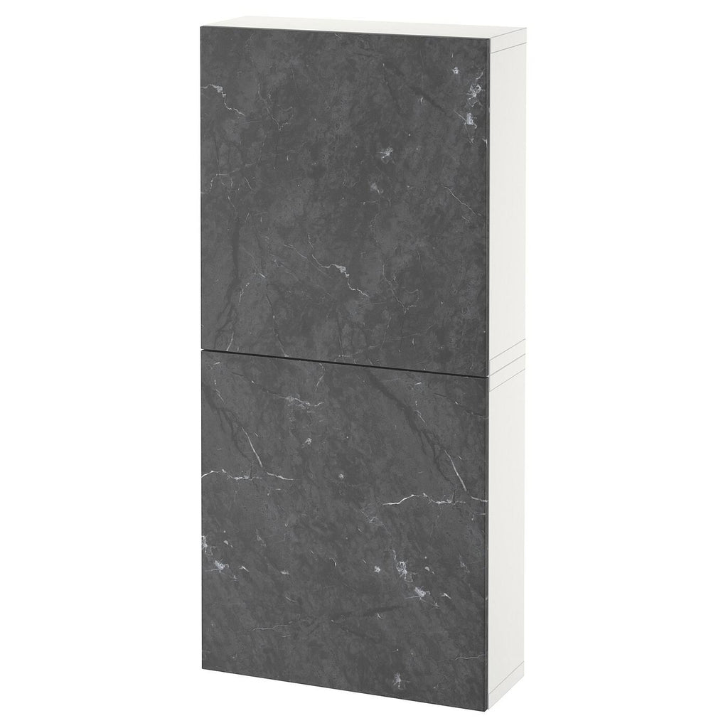 White Wall Cabinet with 2 Doors V680578