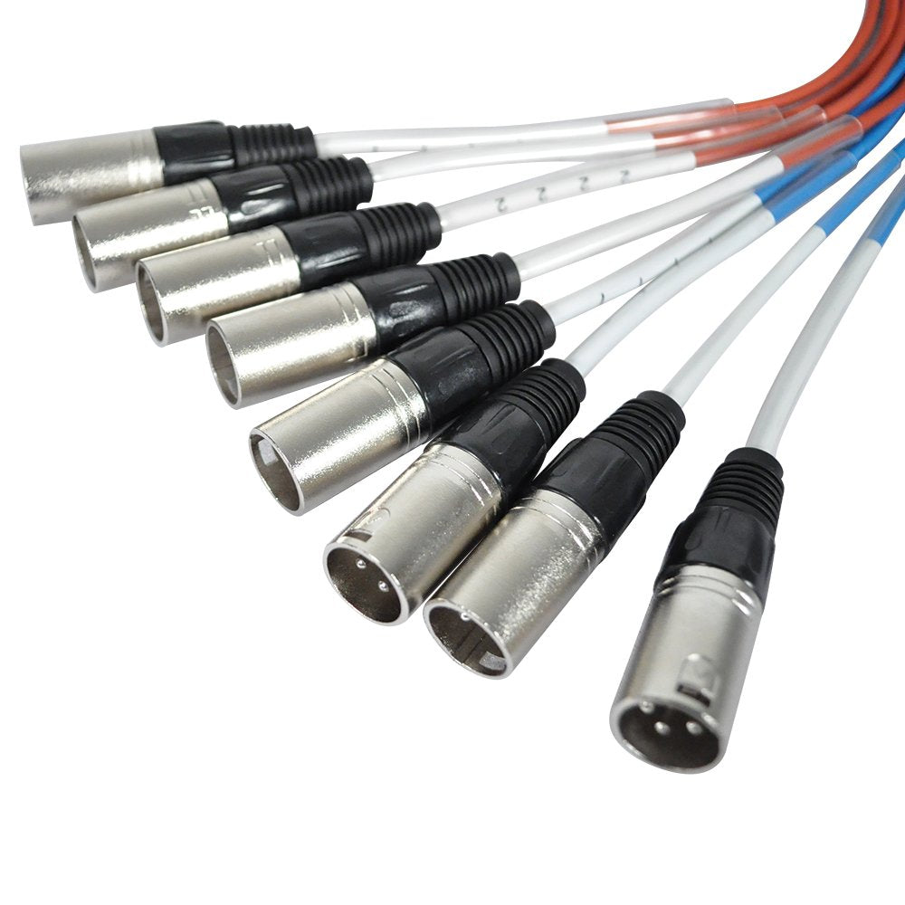 6 Channel 30-Feet Pro Audio Sub Snake Cable Y55113