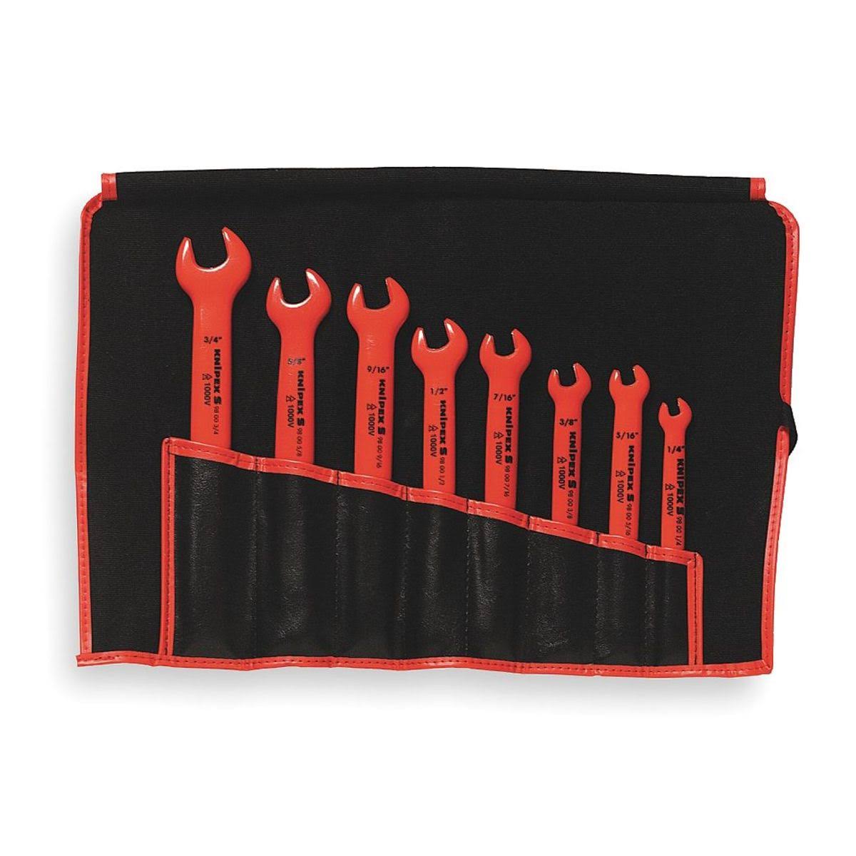 8 Piece 1,000V Insulated Open End Wrench Set N931970