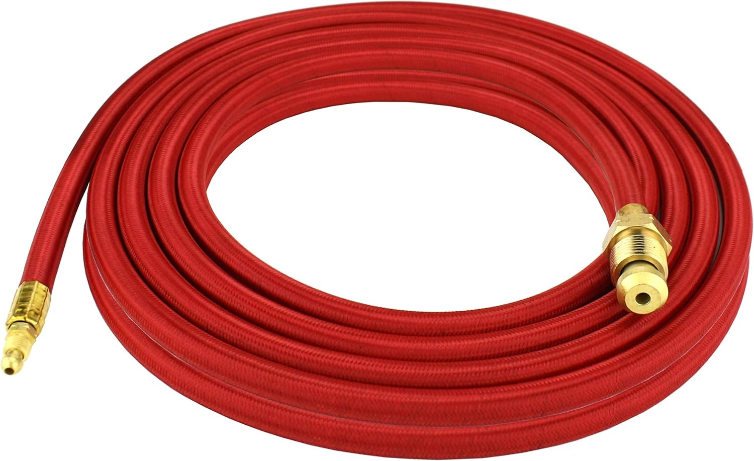 25 Feet Super Flex Red Braided Power Cable for 20 Series Water-Cooled TIG Torches, Pack of 2 Z45825