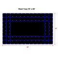 Black Flatbed Truck Tarp R633