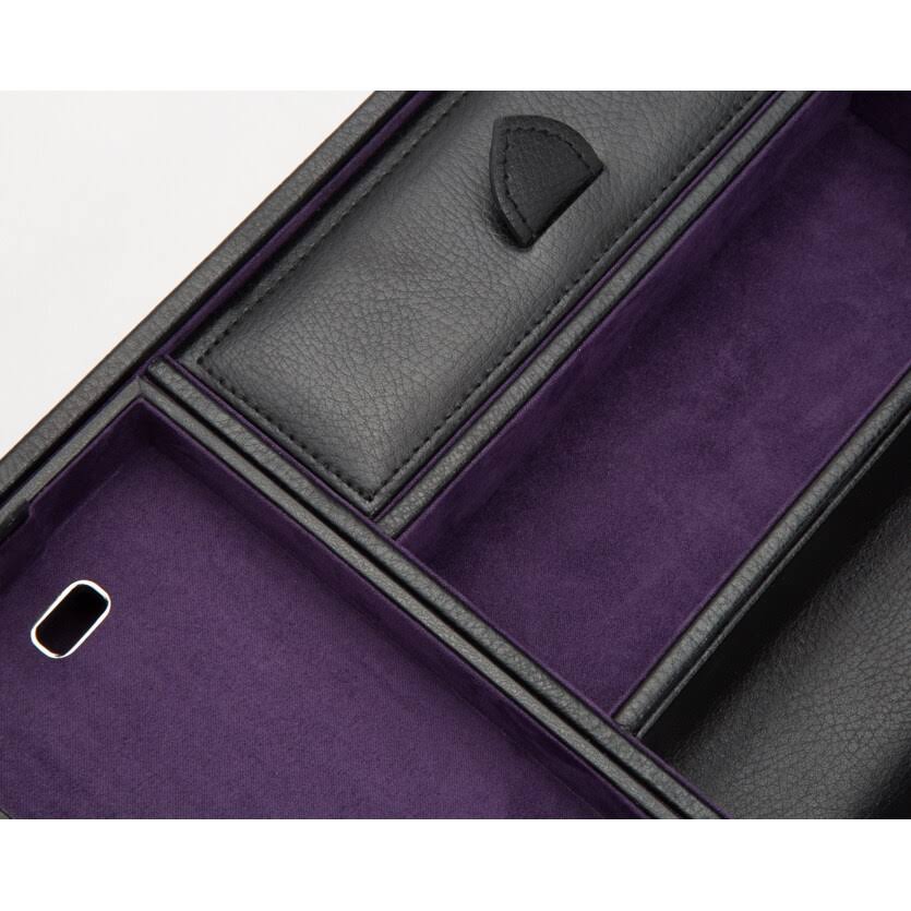 Black Valet Tray with Cuff S1695