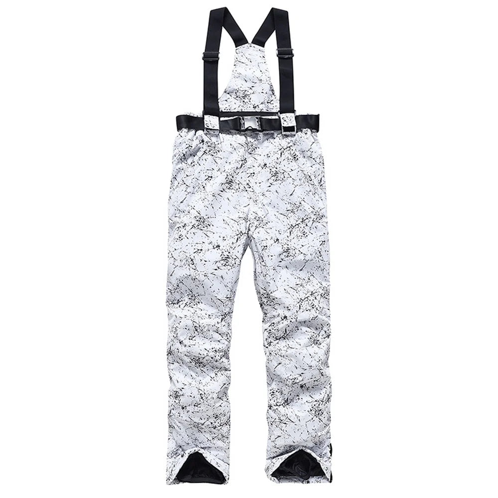 Waterproof Ski Pants with Adjustable Waist and Reinforced Knees H29340