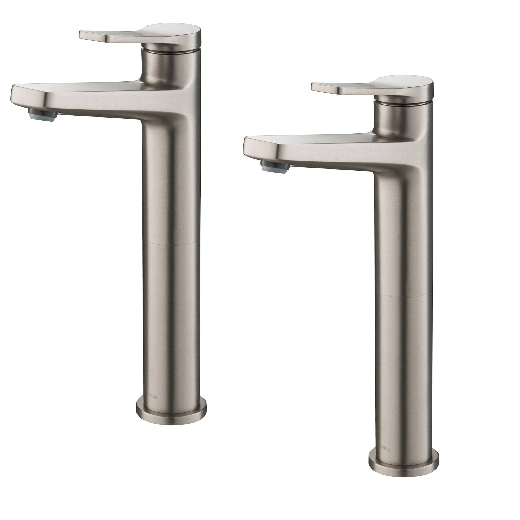 2-Pack Vessel Bathroom Faucet Spot Free Stainless Steel Z6711