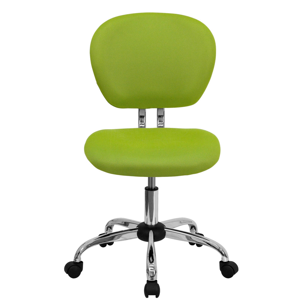 Yellow Mid-Back Mesh Padded Swivel Task Office Chair G6767