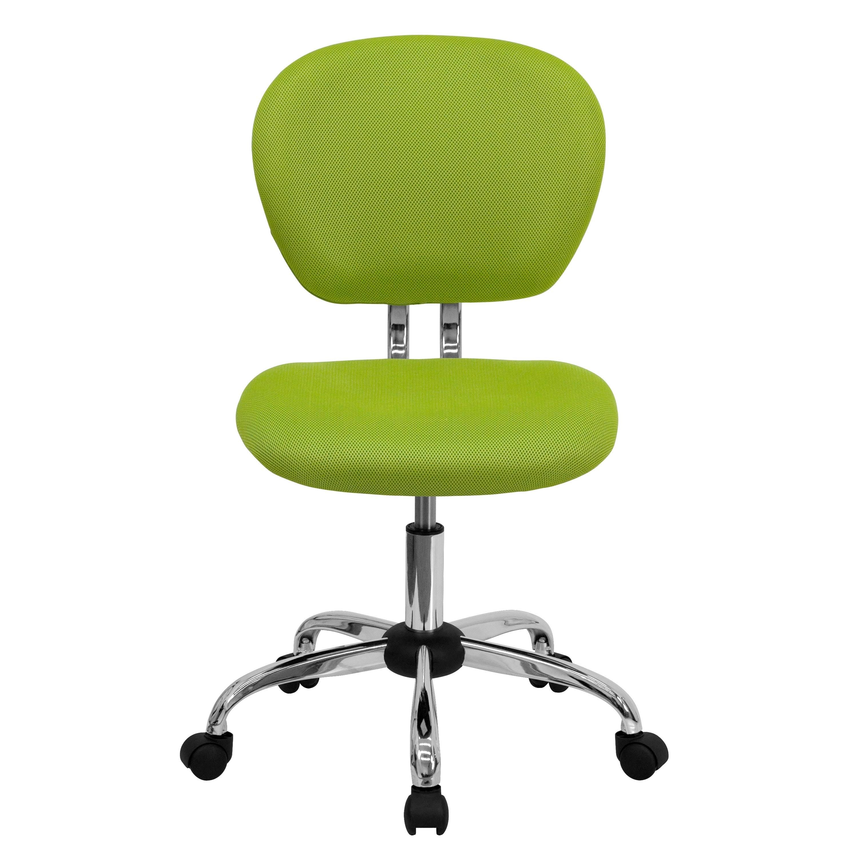 Yellow Mid-Back Mesh Padded Swivel Task Office Chair G6767