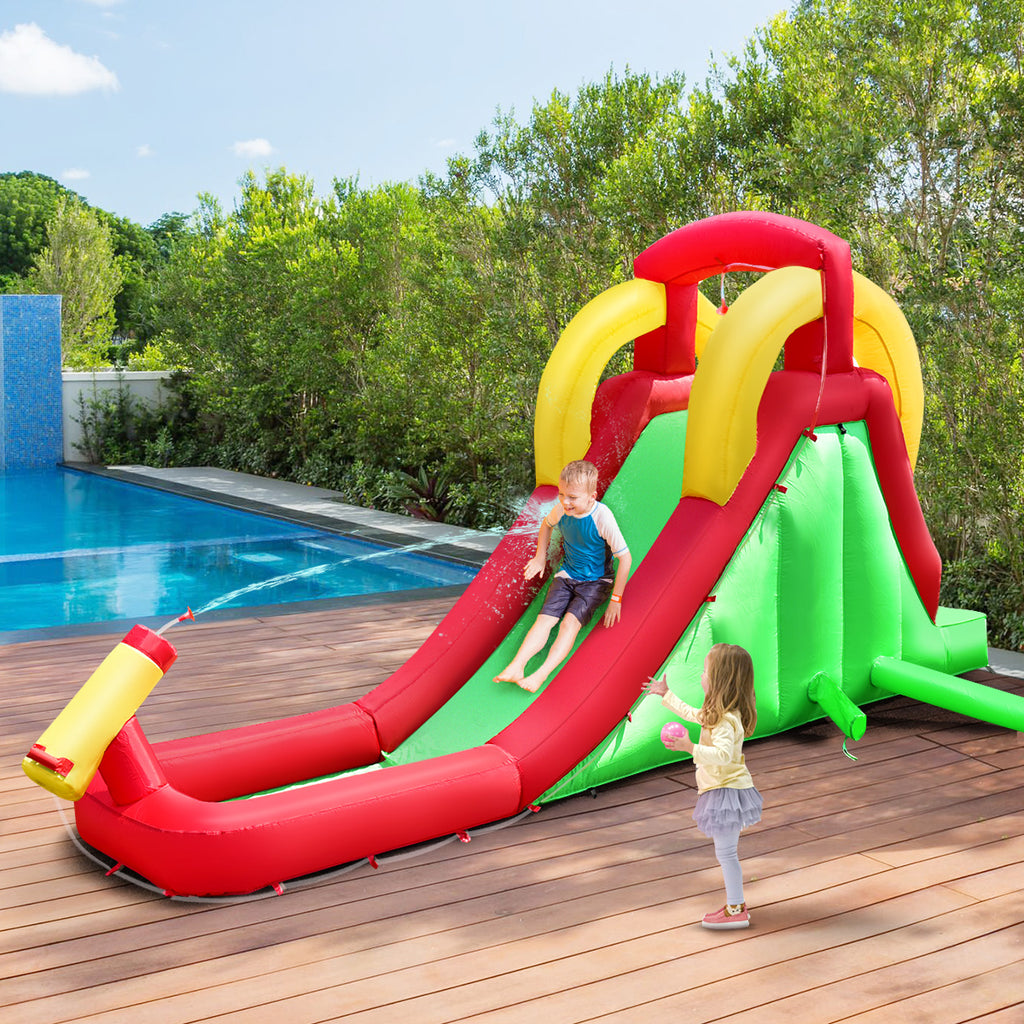 Inflatable Water Slide Bounce House with 350W Blower E76426
