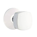 Polished Chrome Double Dummy Door Knob and Rose S452826