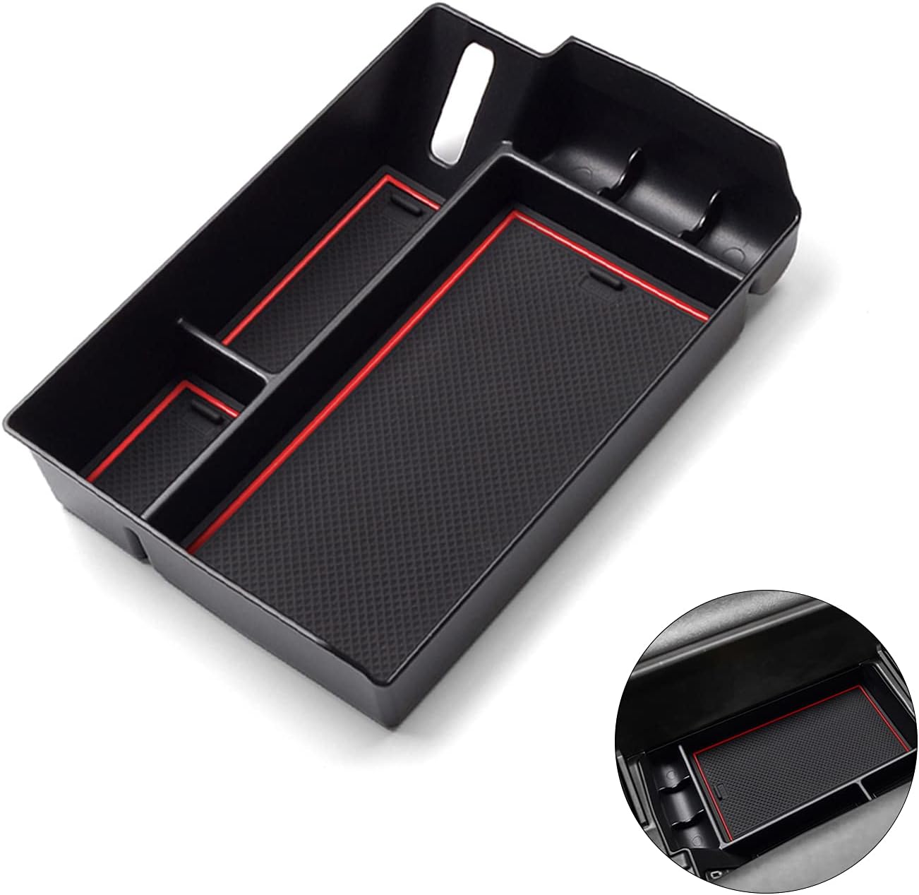 Red Center Console Organizer Tray Pack of 2 Y331019