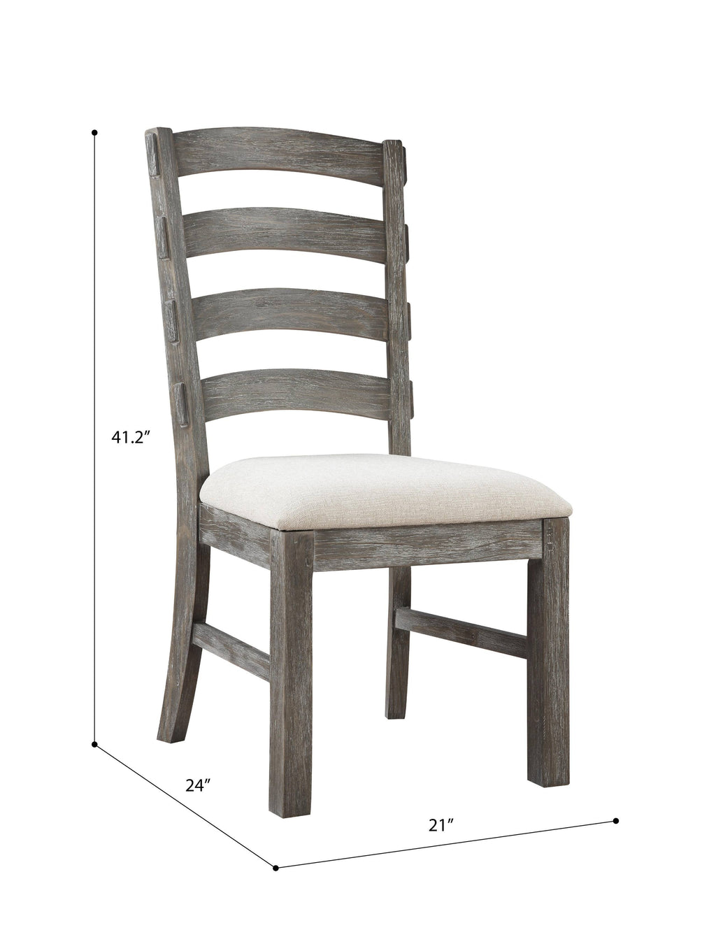Rustic Charcoal Dining Chair Q421858